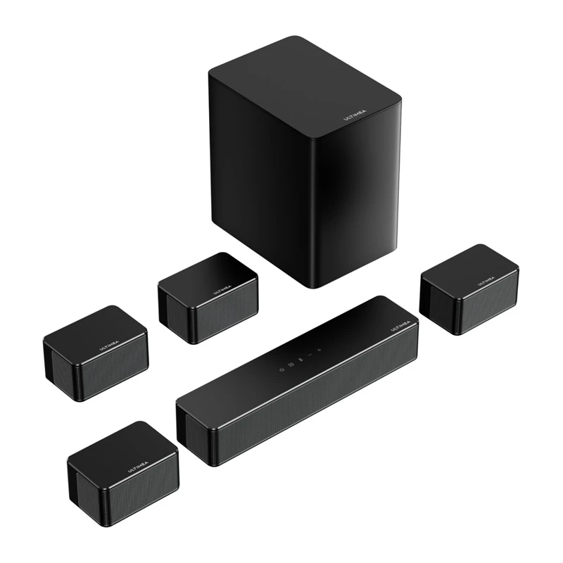 Barra de sonido Ultimea Poseidon D70 — sistema de cine en casa compacto, modelo UC00Q
