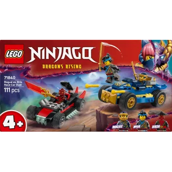 Bloques Ninjago 71840 Duelo de velocidad Rogue vs. Drix