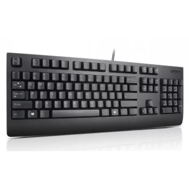 Teclado Lenovo Preferred Pro II con cable USB QWERTY nórdico negro