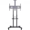HAGOR HP Twin Stand HD - Carro - para pantalla plana / equipo AV - Negro - Tamaño de pantalla: 140-213 cm (55-84) - Interfaz de montaje: hasta 800 x 500 mm (8210)