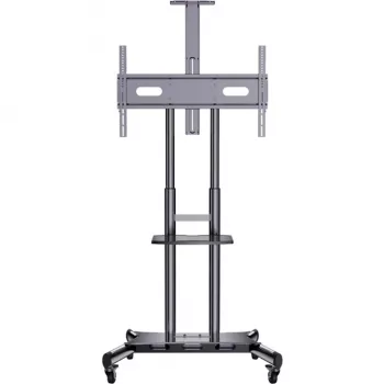 HAGOR HP Twin Stand HD - Carro - para pantalla plana / equipo AV - Negro - Tamaño de pantalla: 140-213 cm (55-84) - Interfaz de montaje: hasta 800 x 500 mm (8210)
