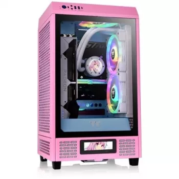 Caja para PC Thermaltake Tower 200 Mini Tower rosa