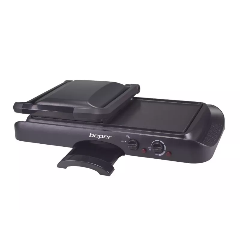 Tostadora Beper P101TOS501 — tostadora eléctrica de acero inoxidable para 2 rebanadas