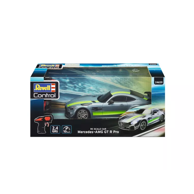 Coche RC a escala Mercedes - AMG GTR Pro