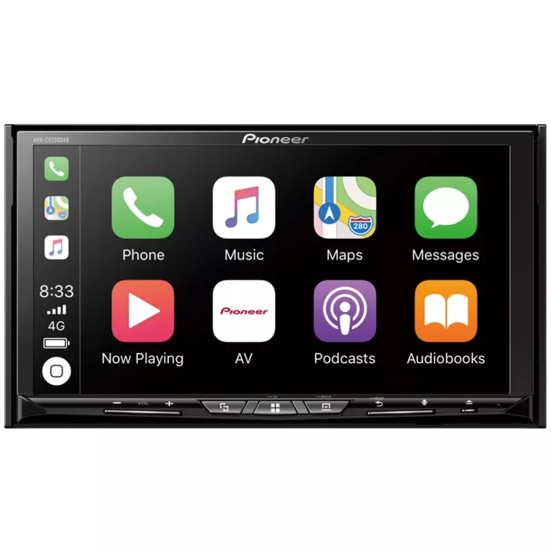AVH-Z9200DAB, negro, 2 DIN, 50 W, 4.0 canales, 50 W, CD, CD-R, CD-RW, DVD, DVD-