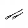 Cable coaxial Microconnect 50413 BNC BNC 0,5 m negro