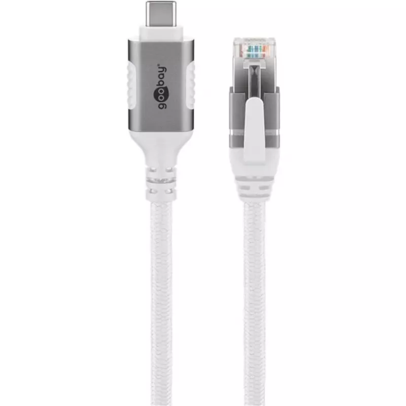 Goobay 74177 - adaptador de red cable USB 3.1 Type-C Gigabit Ethernet 3 m - tarjeta de red - 1.000 Mbps (74177)