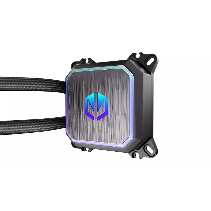 Endorfy Navis F360 ARGB EY3B006 refrigeración líquida AIO para CPU, radiador de 360 mm, 3 ventiladores de 120 mm, 250–1800 RPM, LGA 1700/AM5/AM4, negro