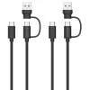 Cable USB 3.2 Gen 1 (3.1 Gen 1) Speedlink SL-460101-BK, 3 m, USB A/USB C a USB C, negro
