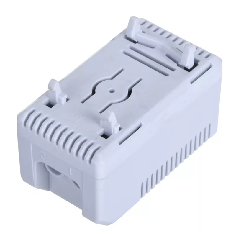 Termostato Alantec KTS, mando giratorio, IP20, carcasa de plástico, gris, -45–70°C, 60×33×43 mm