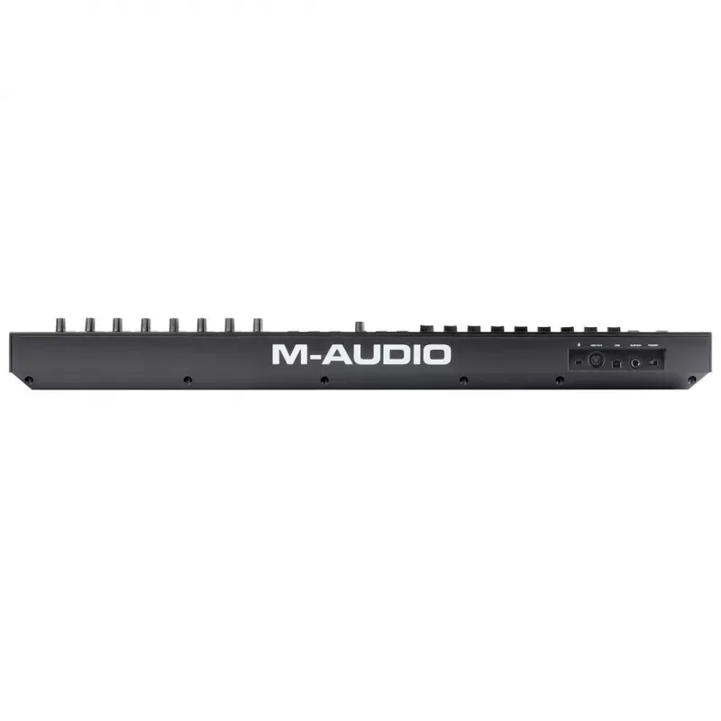 Controlador de teclado MIDI M-Audio Oxygen Pro 49 — 49 teclas, 16 pads, 9 faders, pantalla OLED, USB, MIDI-Out