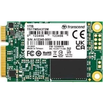 Transcend MSA372M - SSD - 16 GB - interno - mSATA - SATA 6Gb/s