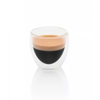 Set de vasos de espresso Eta Espresso 80 ml transparente vidrio borosilicato