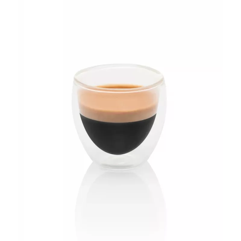 Set de vasos de espresso Eta Espresso 80 ml transparente vidrio borosilicato