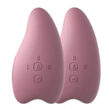 Masajeador de lactancia con calor y vibración Momcozy LM009, rosa