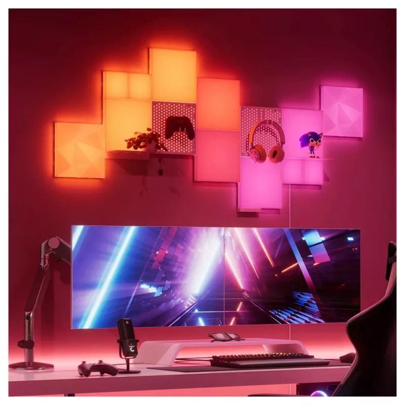 Nanoleaf Blocks Textured Squares Expansion Pack N8100E00-2TBS, 2 paneles