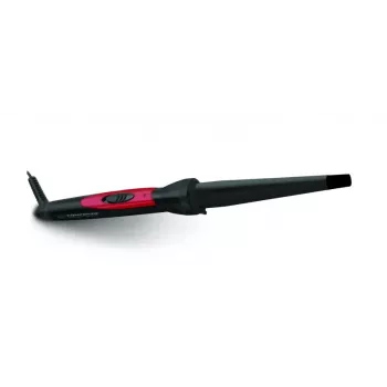 Rizador de pelo Titanum SALMA cónico caliente de 1,3–2,5 cm, 25 W, cable de 1,7 m, negro/rosa