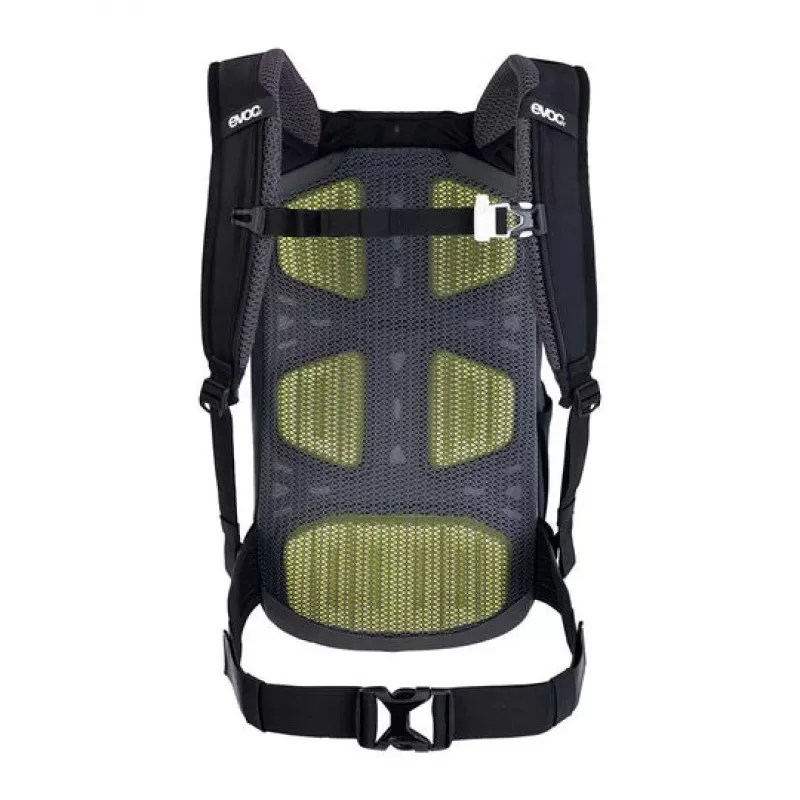 Mochila EVOC Stage mochila de bicicleta negra nailon, polirratán