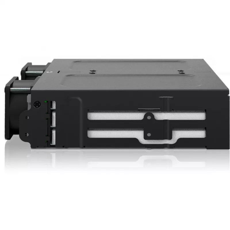 Icy Dock ToughArmor MB118VP-B - carcasa de almacenamiento - 6 x SSD U.2/U.3 NVMe, rack móvil para bahía de 5,25, con SlimSAS SFF-8654 8i - 2.5 (6.4 cm)