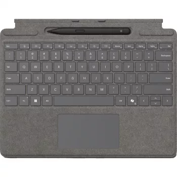 Microsoft Surface Pro Keyboard - teclado - con trackpad, acelerómetro, base de almacenamiento y carga para Surface Slim Pen 2 - QWERTZ - alemán/austríaco