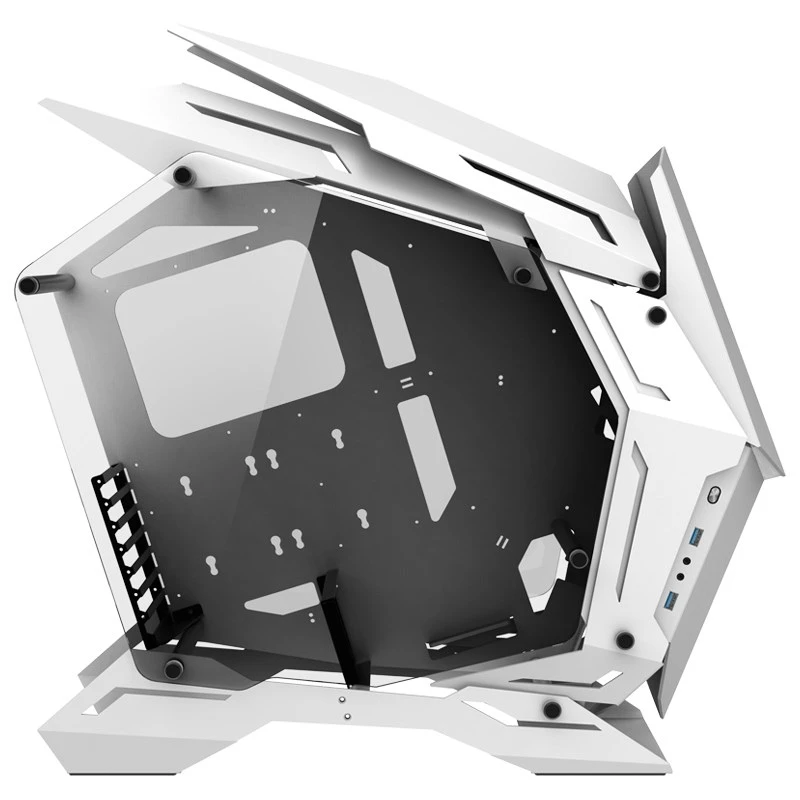Jonsbo MOD3 - PC - blanco - ATX - EATX - ITX - micro ATX - aluminio - gaming - 17 cm (MOD3 WHITE)