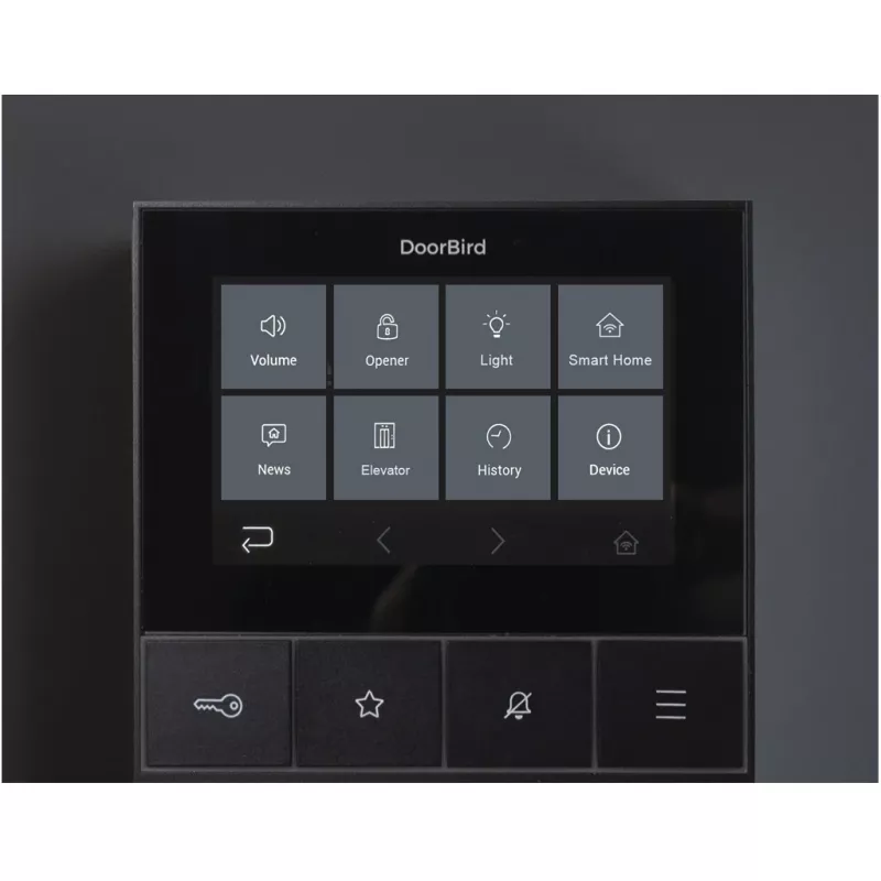 Videoportero IP DoorBird A1101 Black Edition — Estación de puerta para control de acceso por vídeo IP (Modelo A1101)