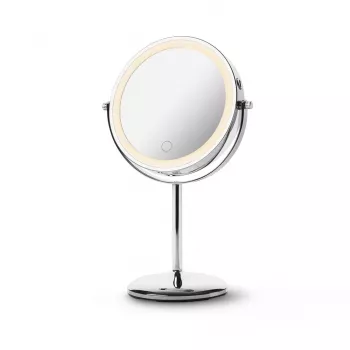 Espejo de maquillaje de pie Medisana CM 844 control táctil LED, aumento 7×, batería integrada de 1000 mAh, luz tricolor regulable
