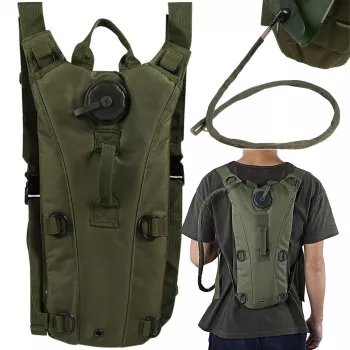 Mochila de hidratación militar Extralink 3L con bolsa de agua