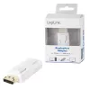 Adaptador de cambio de género LogiLink CV0100 DisplayPort a HDMI blanco