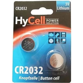 Pack de 2 blíster Ansmann HyCell pila de botón 3V litio CR 2032 (5020202)