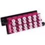 Placa adaptadora ACT FA2152 — 6×LC Quad, adaptador para panel de parcheo de 24 fibras OM4
