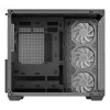 Caja de PC DeepCool CG530 4F semitorre negra — cristal templado, ATX/ITX/Micro ATX, 3 ventiladores de 120mm, USB-C