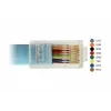 Cable serie DeLOCK 63914 USB Type-C RJ45 3 m azul