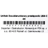 Unitek D1078A conmutador USB-C 4K bidireccional, 2 entradas y 1 salida