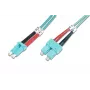 Cable de parcheo de fibra óptica Digitus OM3 LC/SC 1 m