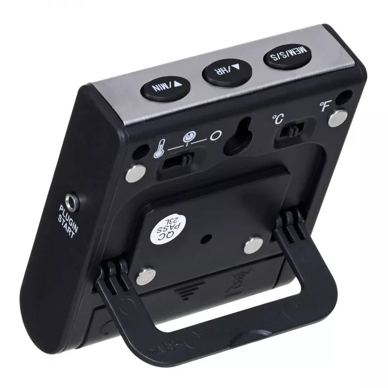 Termómetro alimentario GEFU sonda digital 0–250 °C, acero inoxidable, sensor de 16 cm