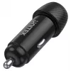 Cargador para coche Unitek P1400A con USB-C y USB-A, 38W, Quick Charge 3.0, entrada 12–24V, negro