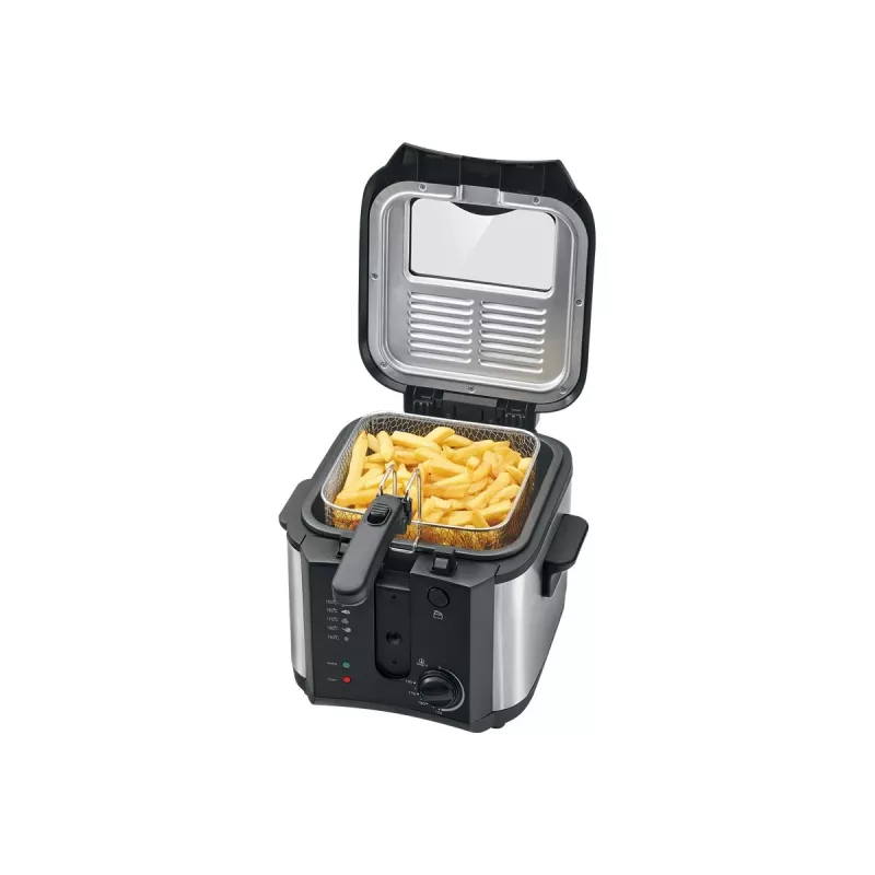 Freidora Clatronic FR 3649 individual 2,5 l 1600 W negra