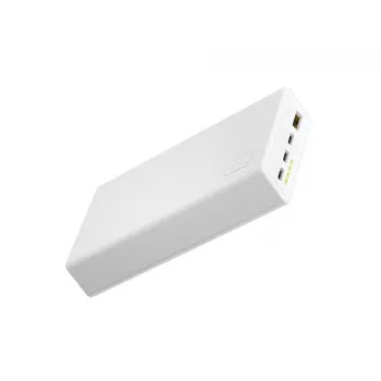 Batería externa Green Cell 20000mAh 22,5W blanca PowerPlay20s 3x USB-C PD QC 3.0