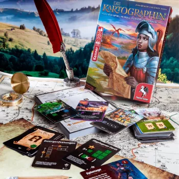 Pegasus Spiele Die Kartographin juego de mesa