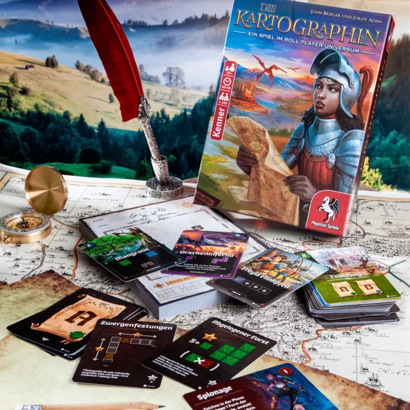 Pegasus Spiele Die Kartographin juego de mesa