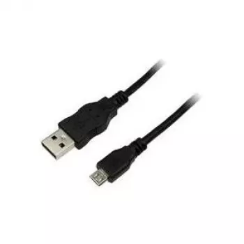 Cable LogiLink USB A a Micro USB B 5 m, USB 2.0, negro