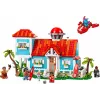 LEGO Disney Set 43268 Casa de la playa – casa modular para construir, 834 piezas, 5 minifiguras, edad 9+