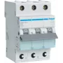 Hager MBS332. Corriente nominal: 32 A, frecuencia de red: 50/60 Hz. Ancho: 52,5 mm, profundidad: 70 mm, altura: 83,4 mm (MBS332)