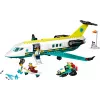 LEGO City Avión de rescate 60465 – pequeño set de construcción de avión de rescate, 403 piezas, 4 minifiguras, edad 6+