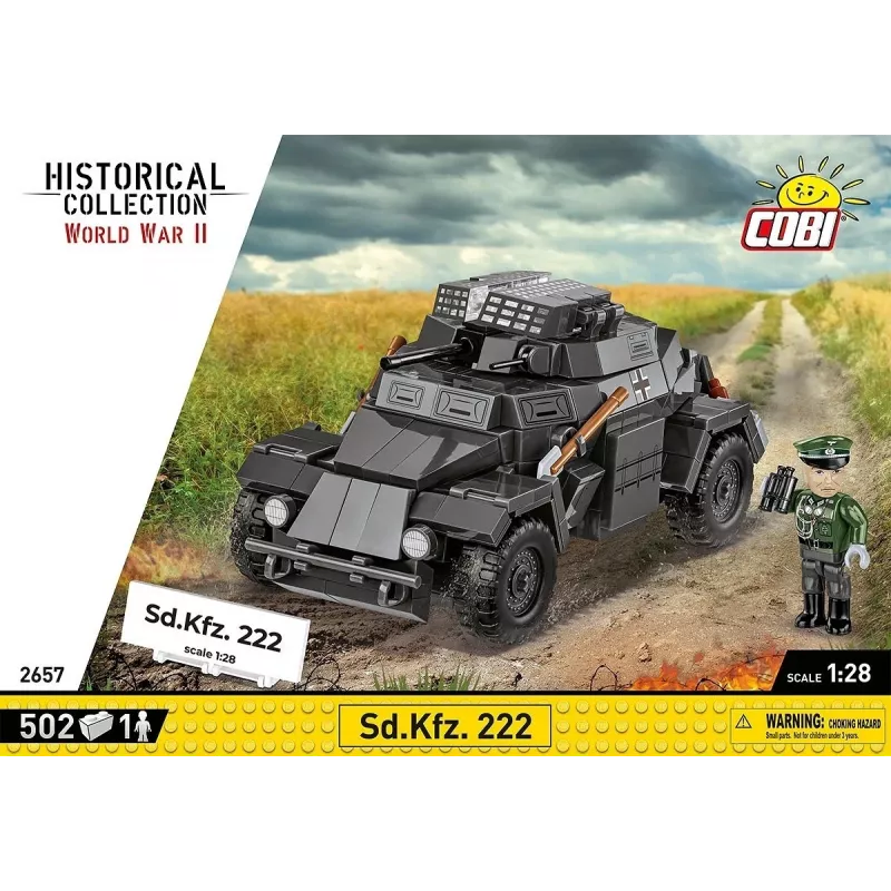 Cobi Blocks Sd.Kfz 222 maqueta COBI-2657 — 502 piezas