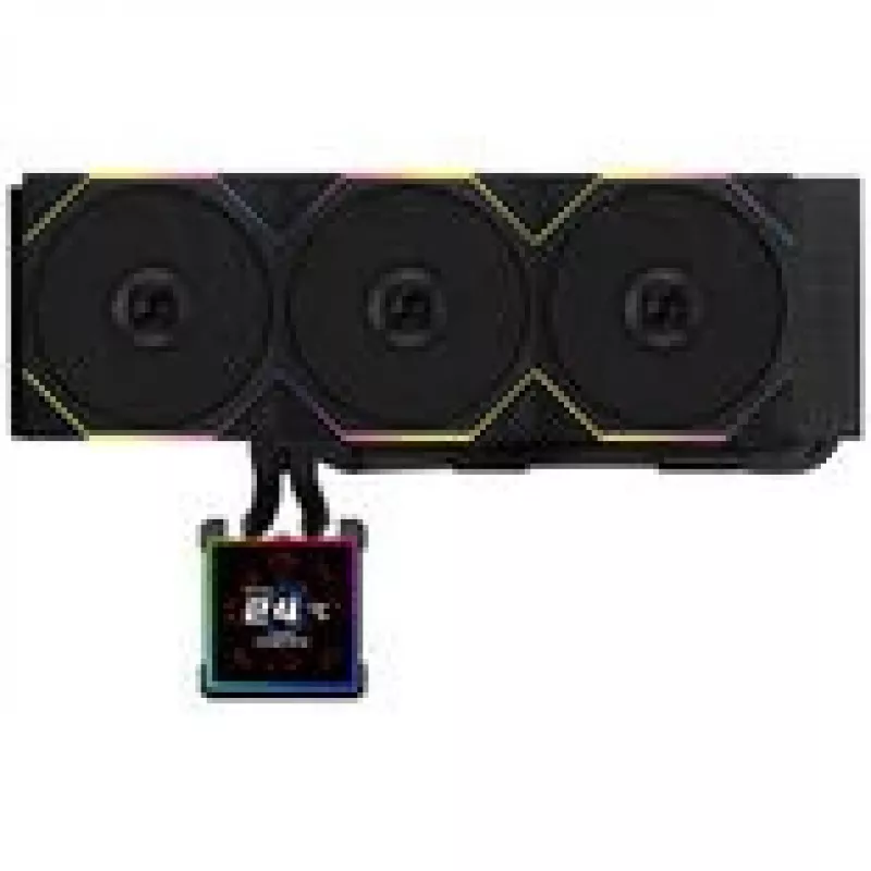 Refrigeración líquida AiO Lian Li HydroShift II LCD-S 360mm con RGB y pantalla LCD