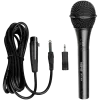Micrófono SVEN MK-100 (cableado, dinámico, metal, cable 4,0 m, jack 6,3/3,5 mm, cardioide, negro)