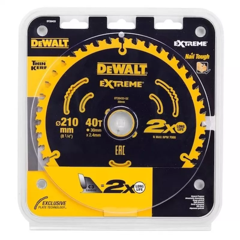 Disco de sierra circular DeWALT DT20433-QZ 1 ud.