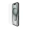 Protector de pantalla Belkin ScreenForce para iPhone 16 resistente a golpes y rayaduras